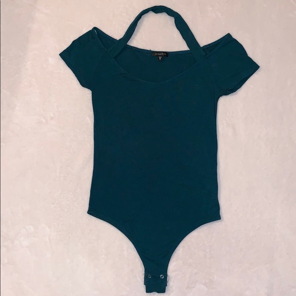 (XS) Emerald green bodysuit